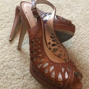 BCBGeneration peep toe heels